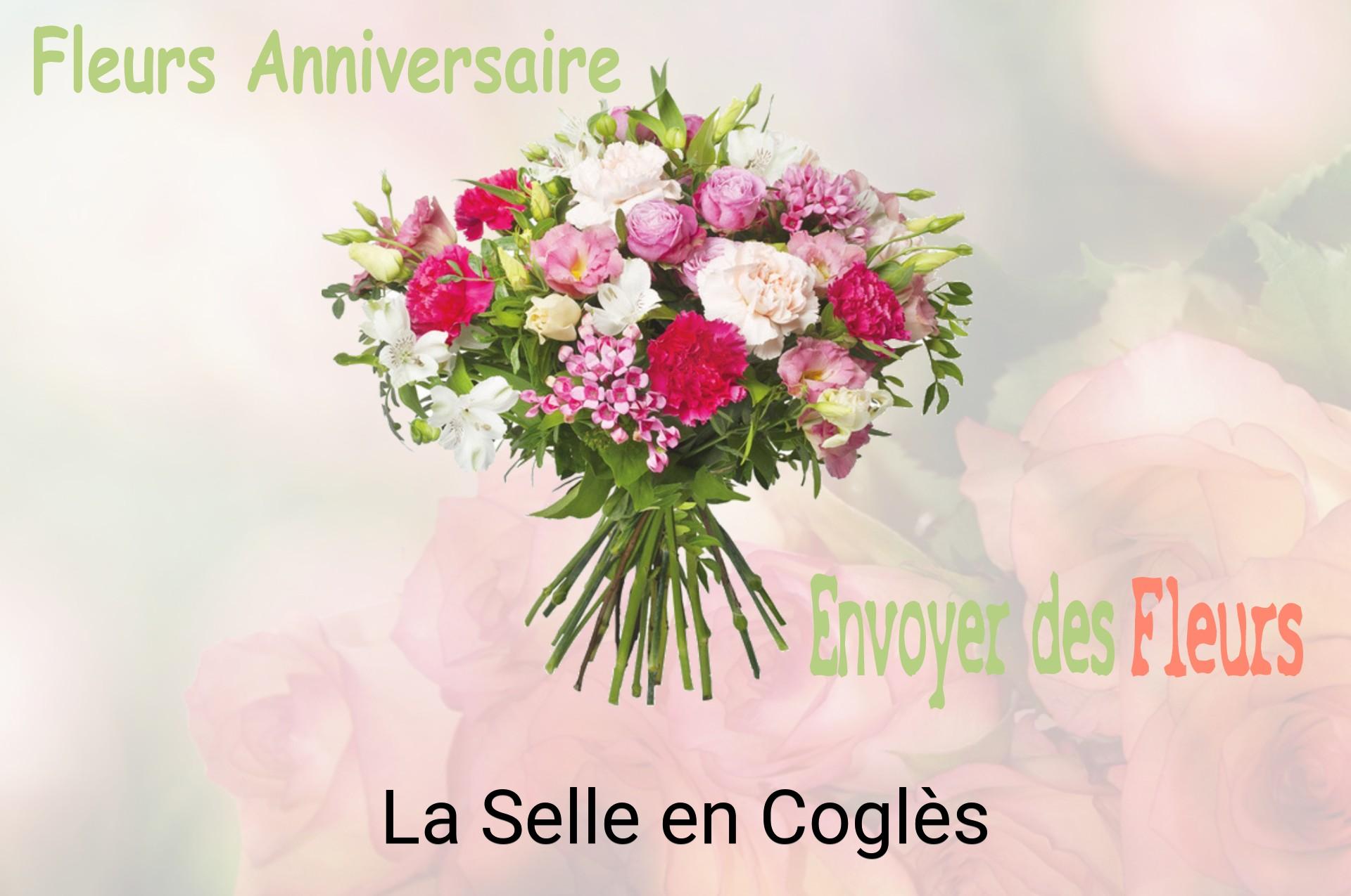 Bouquet de fleurs d’anniversaire livré à La Selle-en-Coglès