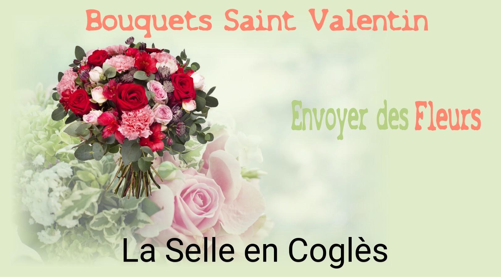 Roses de Saint-Valentin livrées à La Selle-en-Coglès